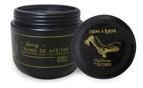 Crema Para Afeitar Profesional Mr Blonde 500gr Barberia