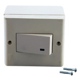 Caja Exterior Llave Armada 1 Pulsador Ip40 Blanco