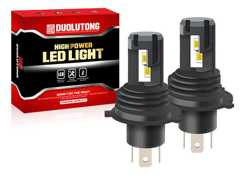Kit Faros Led H4 Para Moto Italika Con Faros Auxiliares