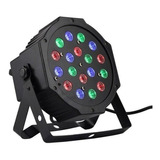 Pack 2 Foco Proyector Led Rgb Dmx Disco Fiesta Luces 1411