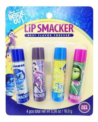 Disney Pixar Intensamente Balsamos Para Niños Lip Smacker