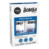  Kit Shampoo + Condicionador Sos Bomba Original 200ml