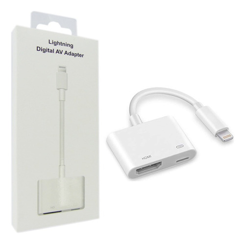 Adaptador Para Lightning A Hdmi Compatible iPhone Tv Mod 2