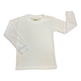 Pack 6 Camiseta Lubaby Blanca 100% Algodón Manga Larga