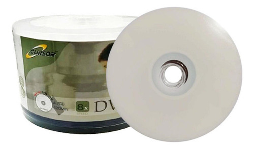 Dvd R 8x 4.7gb Printable Cursor Pack 50