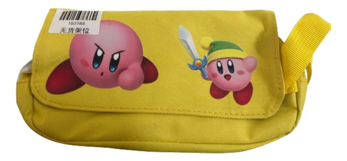 Estuche Lapices Escolar Amarillo Kirby