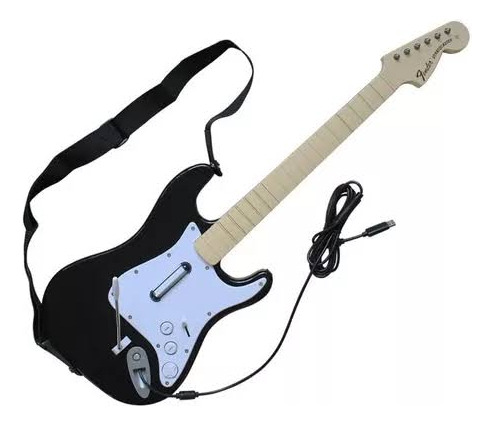 Guitarra Com Fio Rock Band Fender Xbox 360 / Pc