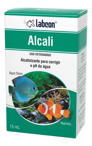 Alcon Labcon Alcali 15ml Correçao Ph Da Agua