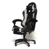 Silla Gamer Computadora Ergonomica Cuero Sintetico Reforzada