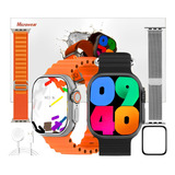 Relógio Smartwatch W69 Ultra Series 9 Amoled Nfc + Pulseiras