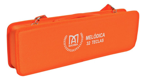 Melódica Escolar Con Estuche Sr-32sf Maxima Color Naranja