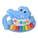 Teclado Cocodrilo Didactico Musical Luz Luces Bebe Dia Niño 