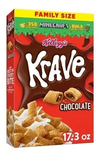 Cereal Krave Americano Importado Family Size Extra Grande