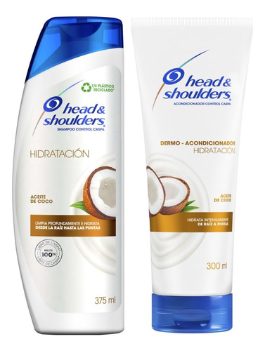 Head & Shoulders Hidratación Coco Shampoo + Acondicionador