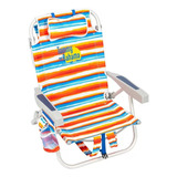 Tommy Bahama, Silla De Playa Color Naranja Rayas