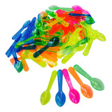 Cucharitas Plásticas Para Helados De Colores (1.000  Unds)
