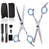 Hair Cutting Scissors Kit,11 Pcs Professional Haircut Sci...