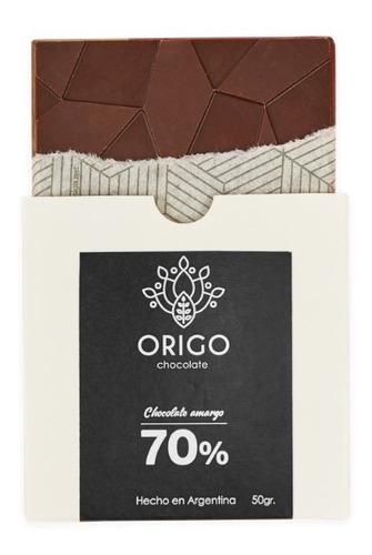 Chocolate Amargo Al 70% Vegano, Sin Azúcar 50gr