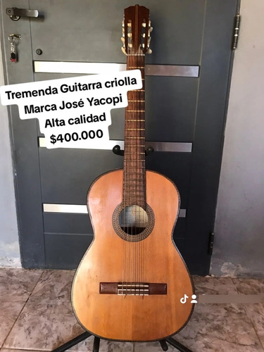 Guitarra Criolla Luthier José Yacopi 