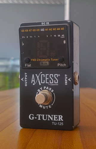 Afinador De Guitarra Giannini Axcess Tu 125 (ñ Boss, Zoom)