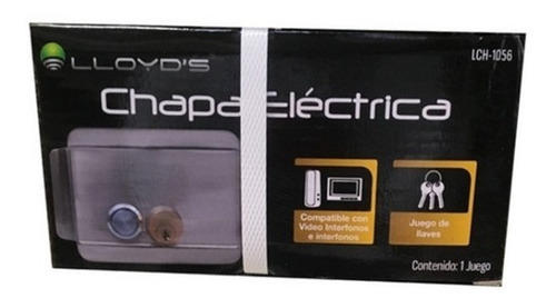 Chapa Electrica Lloyd's C/ Llaves  Lch-1056