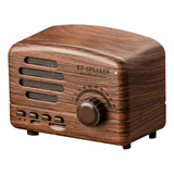 Bocinas Retro Portátiles Bluetooth Vintage Con Radio Fm