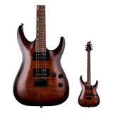 Guitarra Super Strato Flamed Maple Top Ltd H-200fm Sunburst