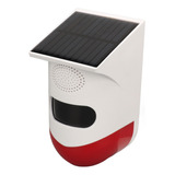 Sonido Solar Y Alarma Estroboscópico, Impermeable, Impermeab