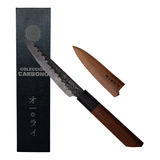 Cuchillo Mondador Acero Carbono Japonés Profesional C/funda