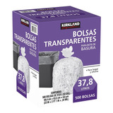 Pack 500 Bolsas Transparentes Para Bote De Basura Kirkland.