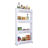 Carrito Organizador 4 Estantes Cocina Alacena Rueda Ha79