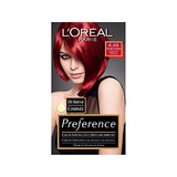 2 Pzs Loreal Tinte Permanente Dama Preference 6.66 Escarlata