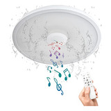 Smart Waterproof Led Ceiling Light Fixture,with Bluetoo...