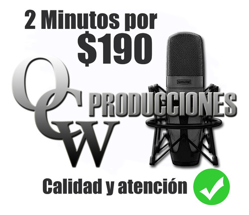 Spots Publicitarios Radio Perifoneo 2 Min X 150 Pesos