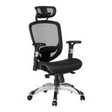 Silla De Oficina Con Respaldo De Malla Negro 23 X 19 X 48in