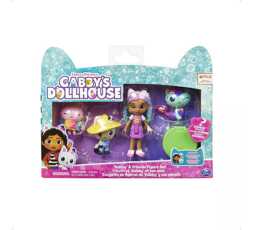 Set X4 Figuras Muñeca Juguete Accesorios Gabby Doll House