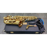 Sax Alto Buescher Bu4 Usa Semin Saxofone De Luthier Troco+$