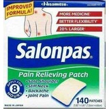 Salonpas Parches Curitas Caja Con 140 7.2 Cm Por 4.6 Cms