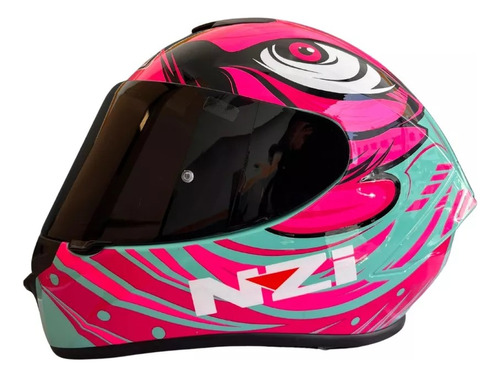 Casco Moto Nzi Trendy Combo Dos Visores Cuota Devotobikes