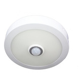 Paflon Led Sobrepor 18w C/ Sensor De Presença-branco Quente