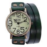 Reloj De Pulsera De Cuero De Vaca Vintage De Lujo Para Hombr