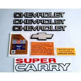 Chevrolet Super Carry Calcomania Y Emblemas