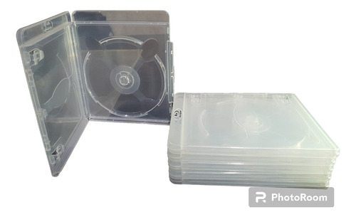 Cajas Blu Ray Transparentes Con Logo Original X10 Unid.