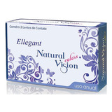 Lentes De Contato Colorida Natural Vision Ellegant Anual