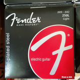 Encordado Fender Electrica 250l Nickel Plated 009-042  