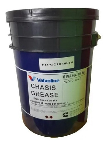 Chasis Grase Valvoline, Grasa Calcica Alta Resistencia X16kg