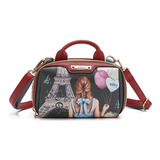 Mini Crossbody Con Multi Compartimentos Nikky By Nicole Lee