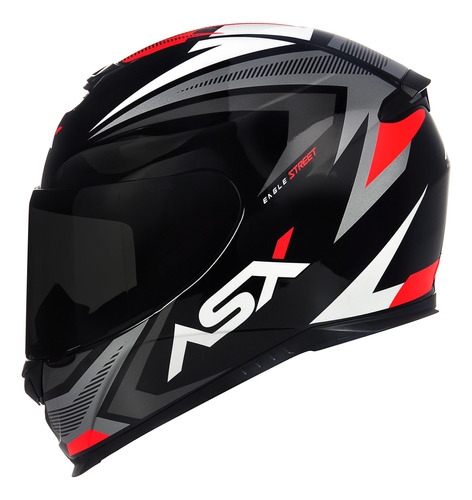 Capacete Masculino Asx Axxis Eagle Solid Fosco Preto/ Cinza