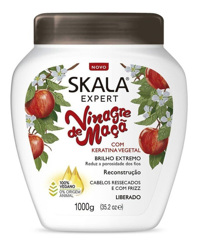 Creme De Tratamento Skala Vinagre De Maça 1000gr