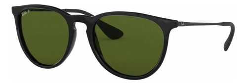 Lentes De Sol Rb Erika Rb4171n Negro Verde Polarizado